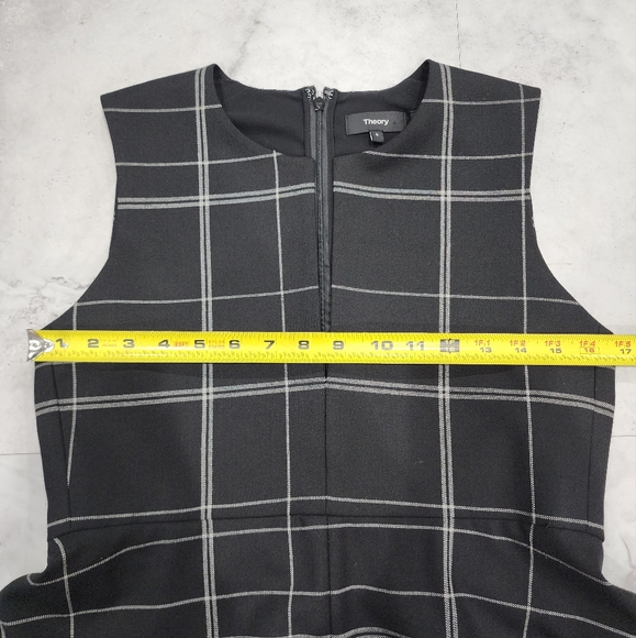 Theory Ralnaka B Burren Check Top Szs Small - Picture 6 of 9